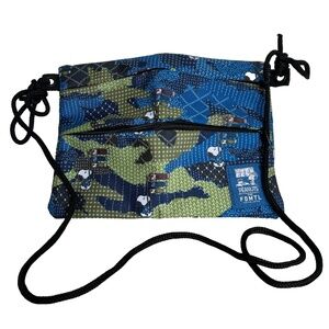 Snoopy Peanuts X FDMTL Crossbody Bag Japan Limited Edition 2022 Blue Green Zip